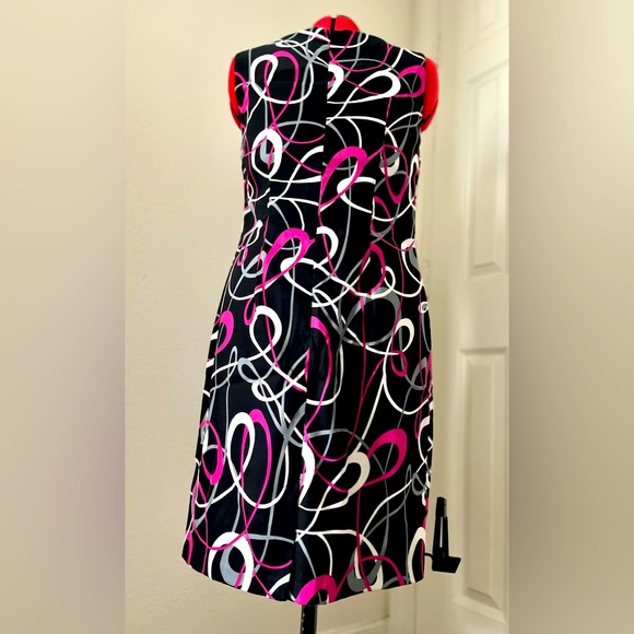 Pink, Black, Grey Dress - Picture 2 of 5